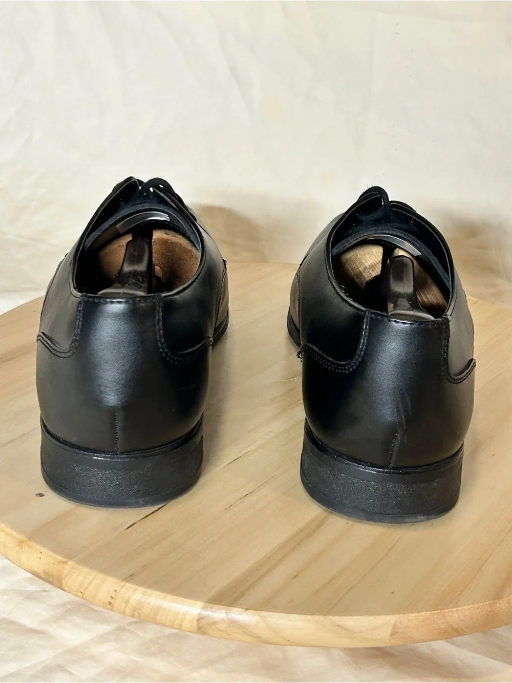 Calvin Klein Men's Black Brodie Lace-Up Dress Oxfords US 10